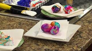 Shaving Cream Easter Eggs